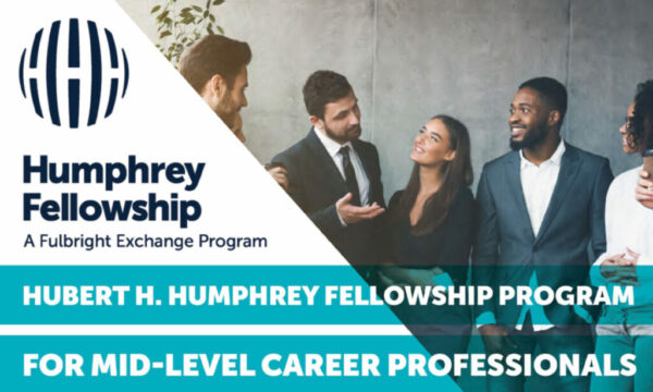 Hubert H. Humphrey Fellowship Scholarships 2024